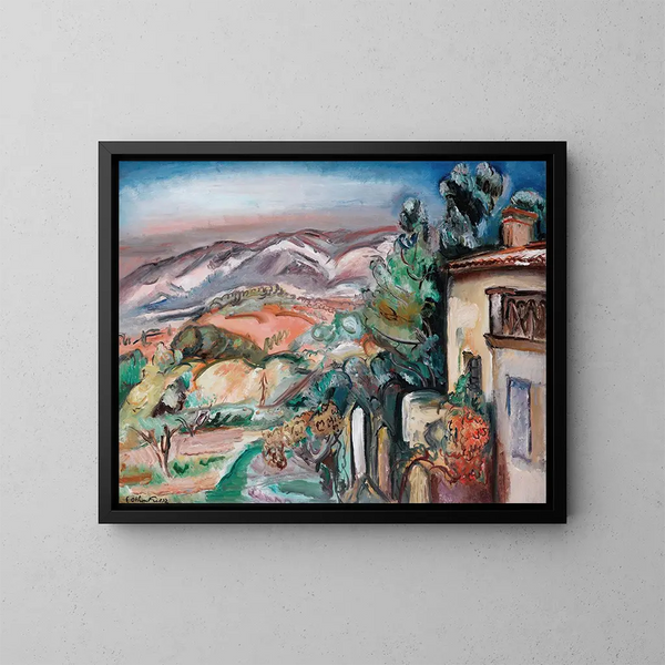 Paesaggio di Tolone - Émile Othon Friesz — quadro incorniciato alla parete