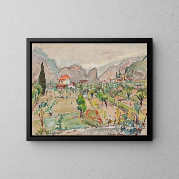 Vallée de la Meuse - Émile Othon Friesz — quadro incorniciato alla parete