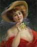 Fille à la rose jaune - Émile Vernon — vista dell’opera
