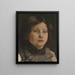 Ritratto di un bambino - Émile Vloors — quadro incorniciato alla parete