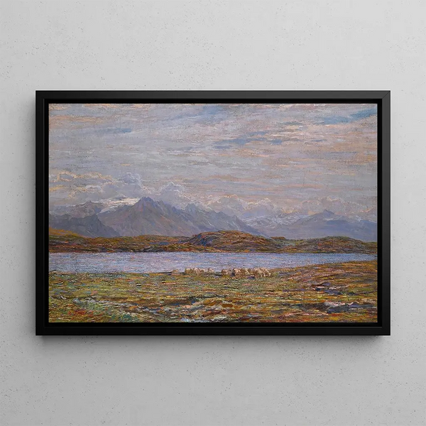 Emilio Longoni - The Spluga Pass In The Alps.webp