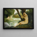 Léda und der Schwan - Emmanuel Benner — gerahmtes Bild an der Wand