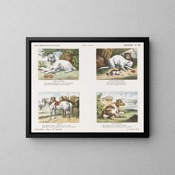 Animali domestici 2 - Emrik Binger — quadro incorniciato alla parete