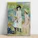Reproduktion des Gemäldes Kinderbild am Meeresufer, Guernsey - Pierre-Auguste Renoir