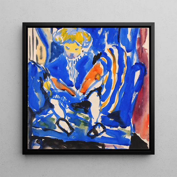 Enfant lisant - Henry Lyman Saen