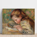 Reproduktion des Gemäldes Kinder beim Lesen - Pierre-Auguste Renoir