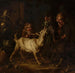Enfants nourrissant des chèvres - Johann Heinrich Roos — artwork view