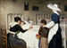 Die Besuch der Mutter im Krankenhaus - Enrique Paternina García Cid — Ansicht des Kunstwerks