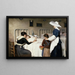 Die Besuch der Mutter im Krankenhaus - Enrique Paternina García Cid — gerahmtes Bild an der Wand