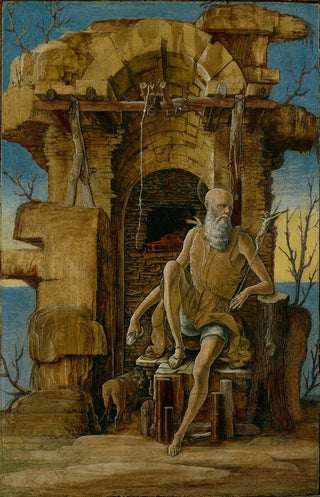 Ercole deRoberti - Saint Jerome in the Wilderness.webp