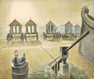 Eric Ravilious - Aldeburgh Bathing Machines.webp