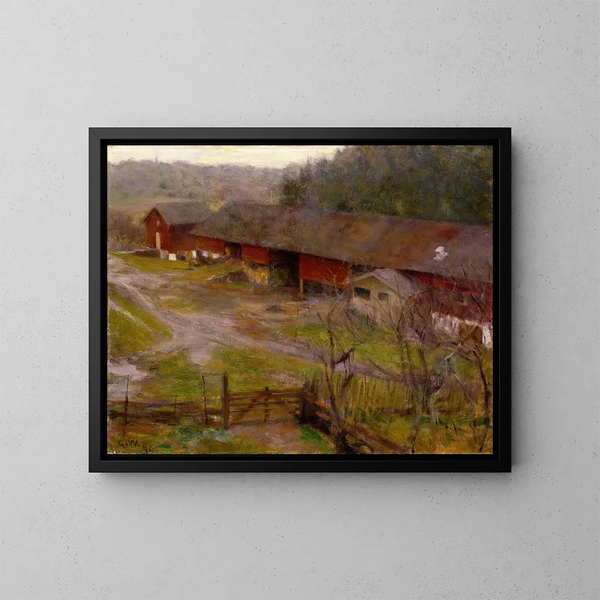 Herbst - Erik Werenskiold — gerahmtes Bild an der Wand
