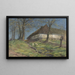 Ferme en Scanie - Erika Jonn — gerahmtes Bild an der Wand