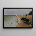 Am Strand - Ernest-Ange Duez — gerahmtes Bild an der Wand