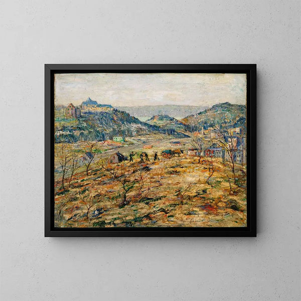 Banlieues urbaines - Ernest Lawson — quadro incorniciato alla parete