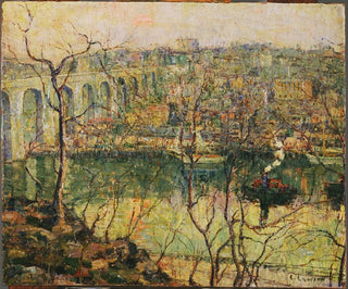 Ernest Lawson - High Bridge Early Moon.webp
