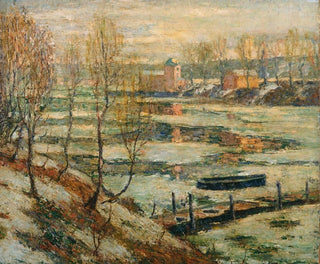 Ernest Lawson - Ice in the River.webp