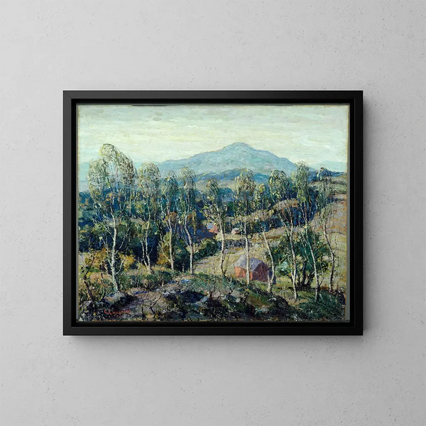 Betulle della Nuova-Anglia - Ernest Lawson — quadro incorniciato alla parete