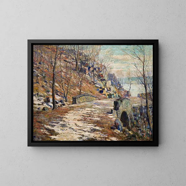 Route le long des Palissades - Ernest Lawson — quadro incorniciato alla parete