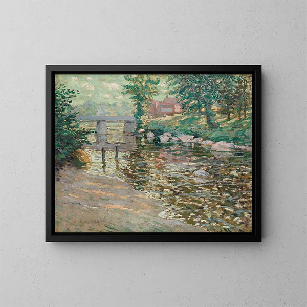 La rivière Bronx - Ernest Lawson — quadro incorniciato alla parete