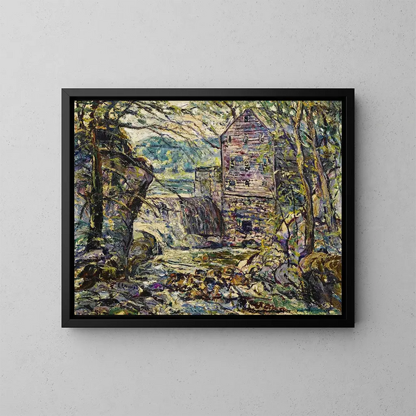 Le Moulin - Ernest Lawson — quadro incorniciato alla parete