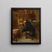 Ein Maler - Ernest Meissonier — gerahmtes Bild an der Wand