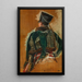 Cavalier - Ernest Meissonier — gerahmtes Bild an der Wand