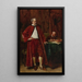 Diderot und sein Schreiber - Ernest Meissonier — gerahmtes Bild an der Wand