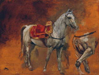 Ernest Meissonier - Studien eines Schimmels.webp