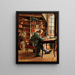 The Bibliophile - Ernest Meissonier — gerahmtes Bild an der Wand