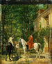 L'Auberge du Bord de la Route - Ernest Meissonier — Ansicht des Kunstwerks