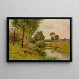 Ernest Parton - On The Housatonic River Connecticut.webp