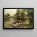 Nourrir les canards - Ernest Walbourn — quadro incorniciato alla parete