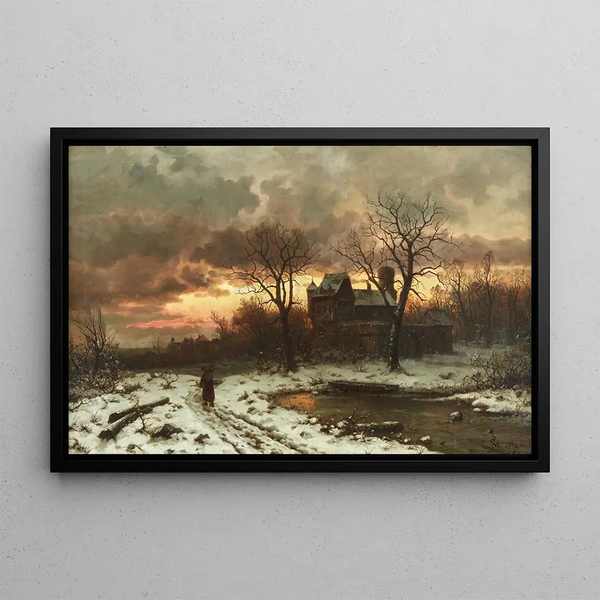 Ernesto Strigelly - Winter Twilight in the Rhine Valley.webp