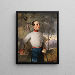 Ernst Christian Moser - Portrait of August Gustav Steinbock in uniform as cadet of a dragone regiment.webp