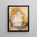Parco autunnale con scala - Ernst Erwin Oehme — quadro incorniciato alla parete