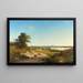 Vue d'Oberföhring sur Munich - Ernst Kaiser — gerahmtes Bild an der Wand
