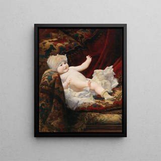 Ernst Klimt - Portrait of a baby with lace bonnet (1).webp