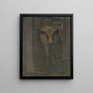 Ernst Ksel - Cows in the Woods.webp