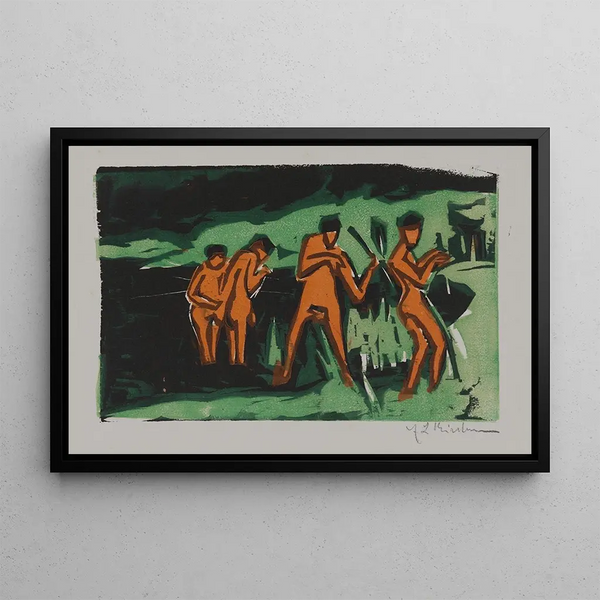 Ernst Ludwig Kirchner - Bathers Tossing Reeds.webp