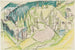 Berglandschaft mit Tannenbäumen - Ernst Ludwig Kirchner — Ansicht des Kunstwerks