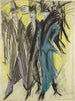 Straßenszene von Berlin - Ernst Ludwig Kirchner — Ansicht des Kunstwerks