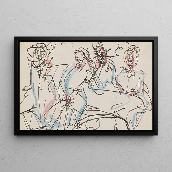 Ernst Ludwig Kirchner - Bordellszene.webp