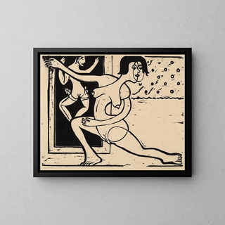 Ernst Ludwig Kirchner - Dancer Practicing.webp