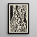 Les Alpinistes - Ernst Ludwig Kirchner — framed artwork on a wall