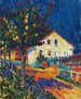 Rue du village avec des pommiers - Ernst Ludwig Kirchner — Ansicht des Kunstwerks