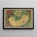 Tre nudi nella foresta - Ernst Ludwig Kirchner — quadro incorniciato alla parete