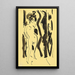 Nacktes weibliches - Ernst Ludwig Kirchner — gerahmtes Bild an der Wand