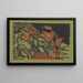 Troupeau de vaches avec un berger - Ernst Ludwig Kirchner — gerahmtes Bild an der Wand