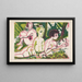 Frauen Nackt mit einem Kind im Wald - Ernst Ludwig Kirchner — gerahmtes Bild an der Wand